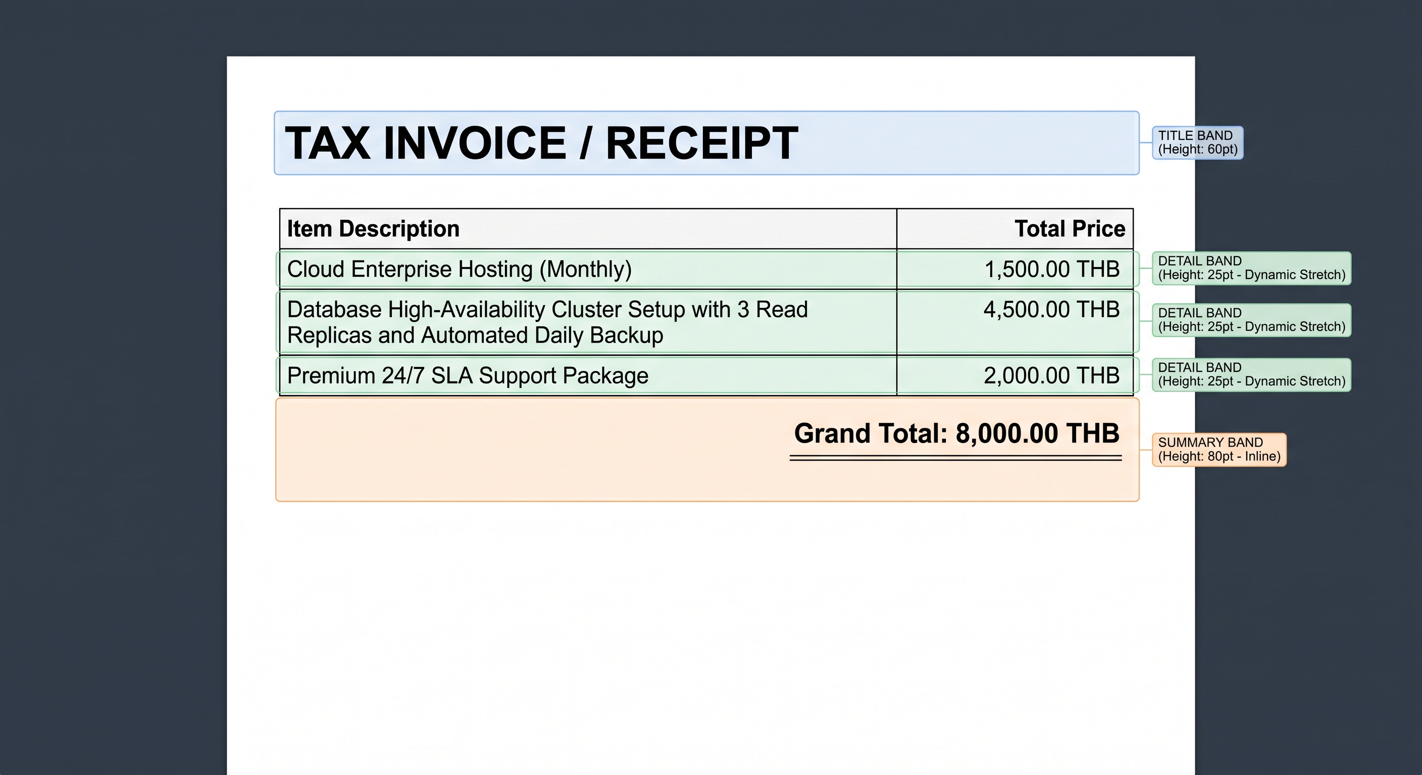 Invoice Preview Mockup