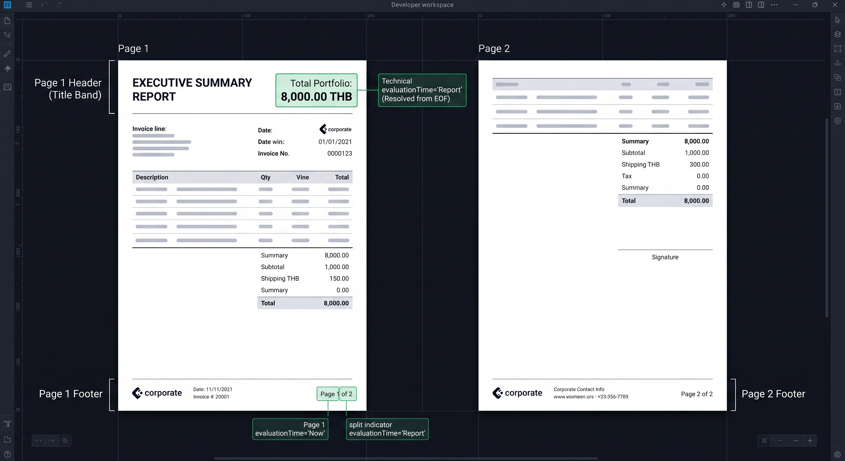 Two-Pass Evaluation Rendered Preview